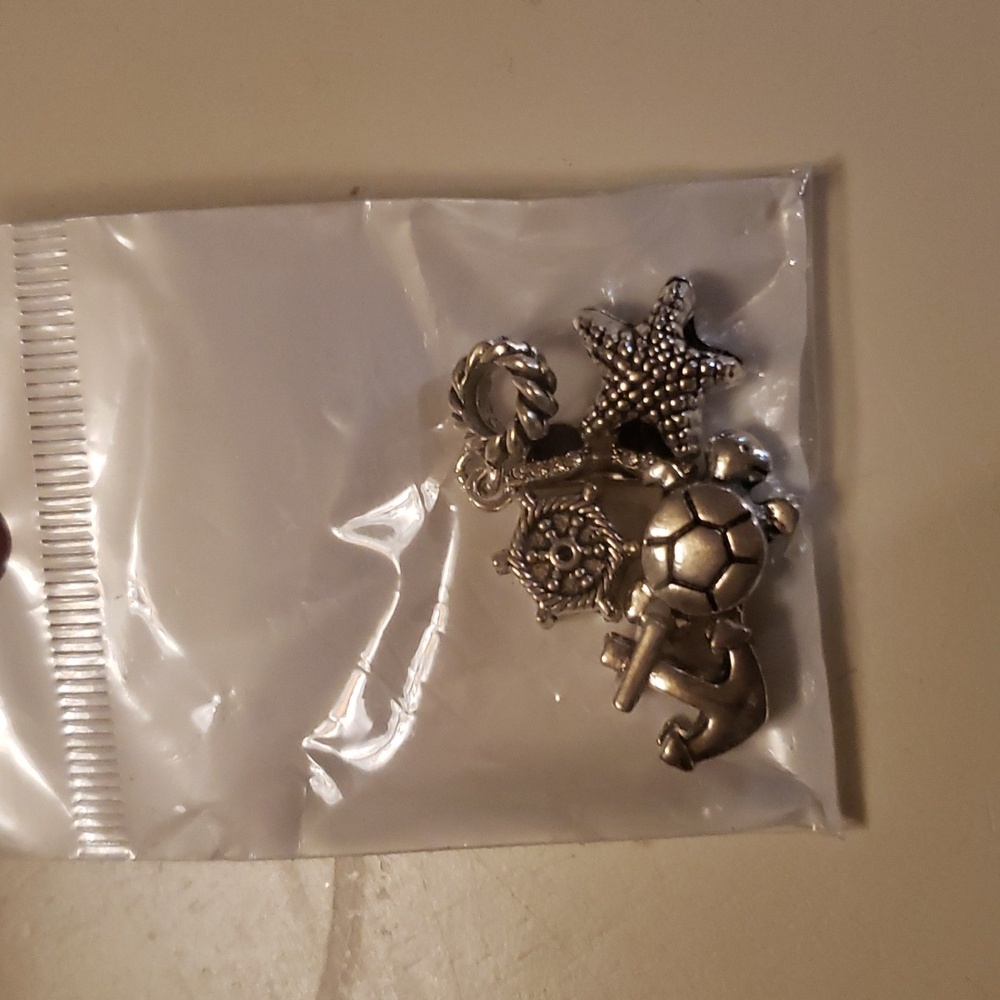 $5 Sale! Pouch of Beach Themed Charm